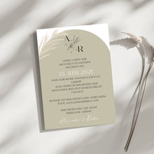 Lade das Bild in den Galerie-Viewer, HOCHZEITSPAPETERIE "BOHO"