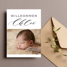 Lade das Bild in den Galerie-Viewer, BABY KARTE CHLOE