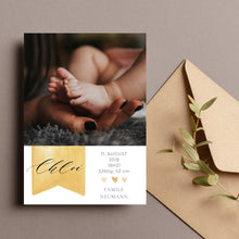 Lade das Bild in den Galerie-Viewer, BABY KARTE CHLOE