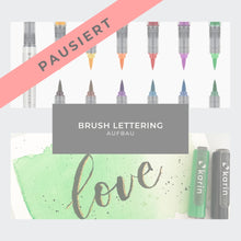 Lade das Bild in den Galerie-Viewer, BRUSH LETTERING AUFBAU WORKSHOP