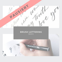 Lade das Bild in den Galerie-Viewer, BRUSH LETTERING BASIS KURS
