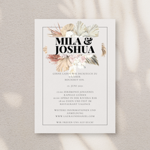 Lade das Bild in den Galerie-Viewer, HOCHZEITSPAPETERIE "FLORAL"