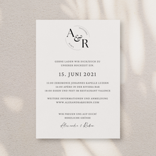 Lade das Bild in den Galerie-Viewer, HOCHZEITSPAPETERIE "MODERN"