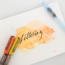 Lade das Bild in den Galerie-Viewer, BRUSH LETTERING AUFBAU WORKSHOP