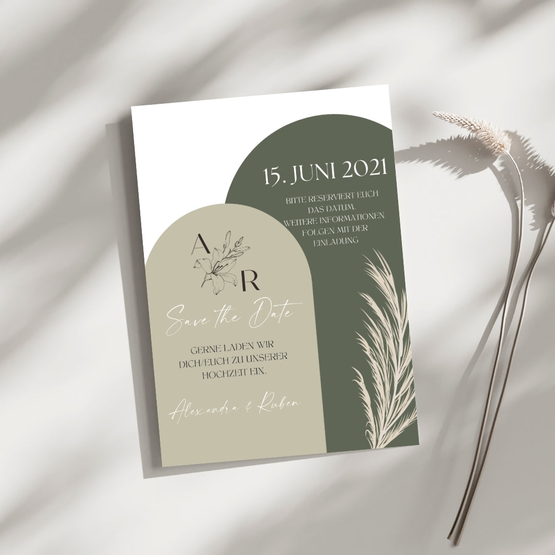 HOCHZEITSPAPETERIE "BOHO"