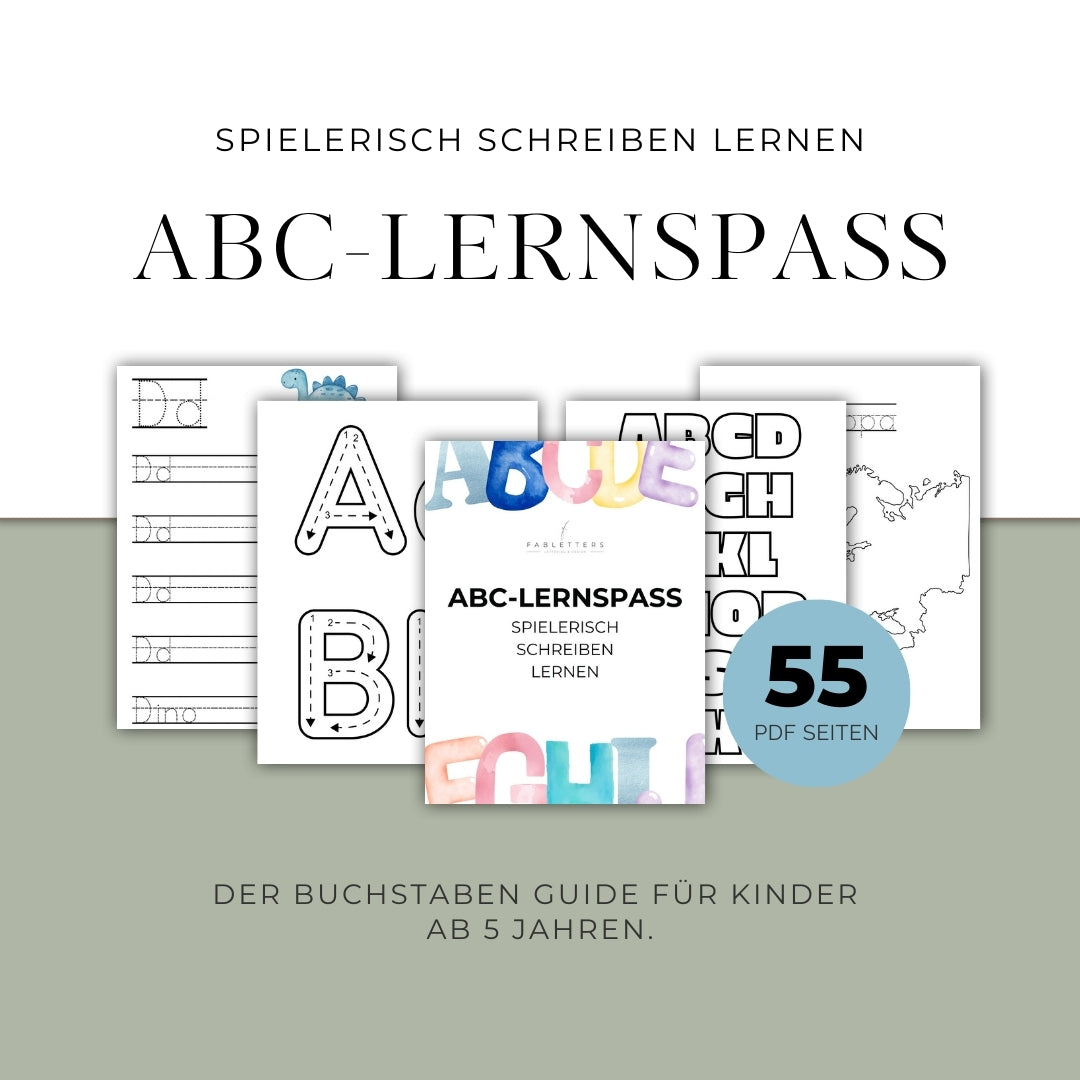 ABC-Lernspass - Spielerisch Schreiben Lernen für Kinder