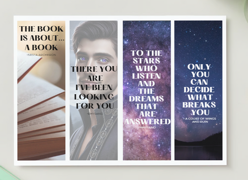 PRINTABLE BUCHZEICHEN "ACOTAR"