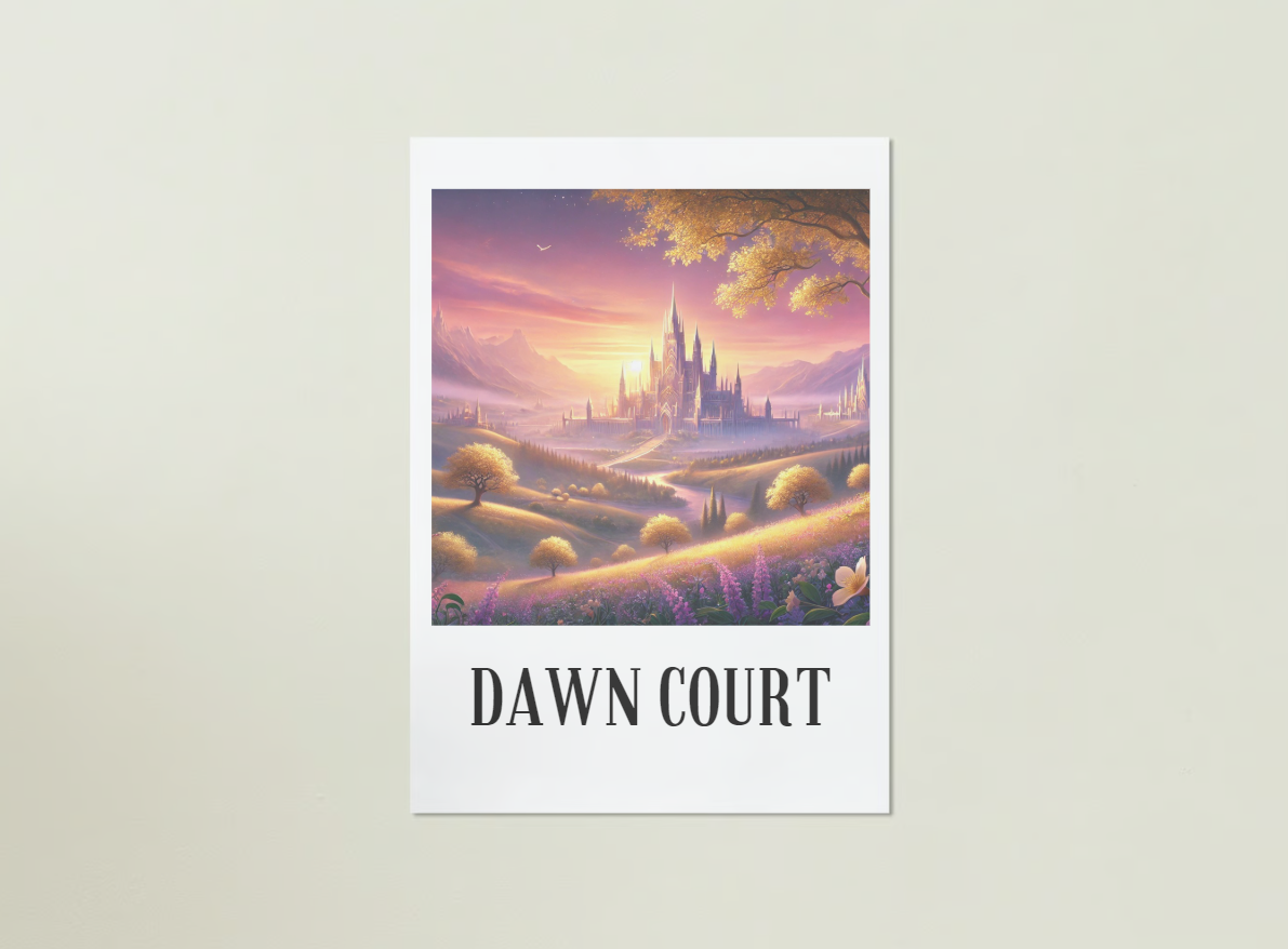 PRINTABLE POSTER "ACOTAR" COURTS