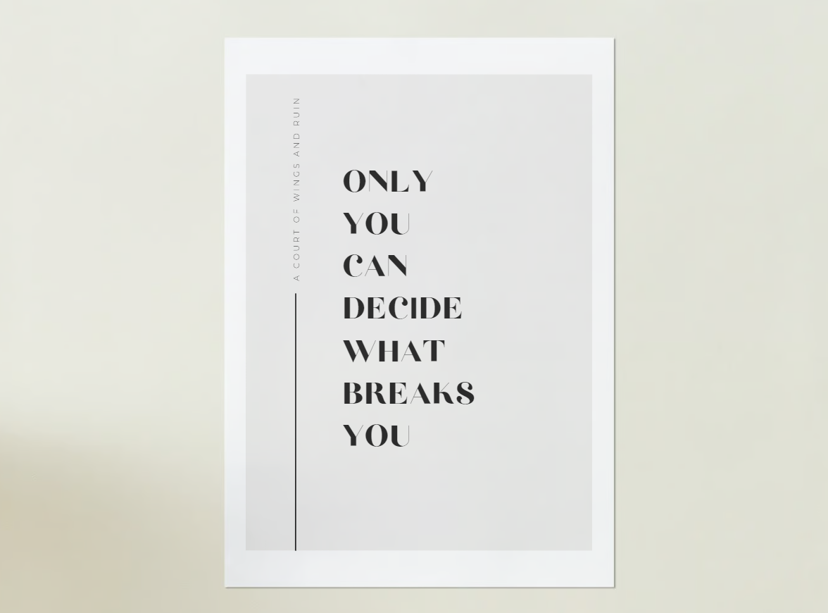 PRINTABLE POSTER "ACOTAR" QUOTES