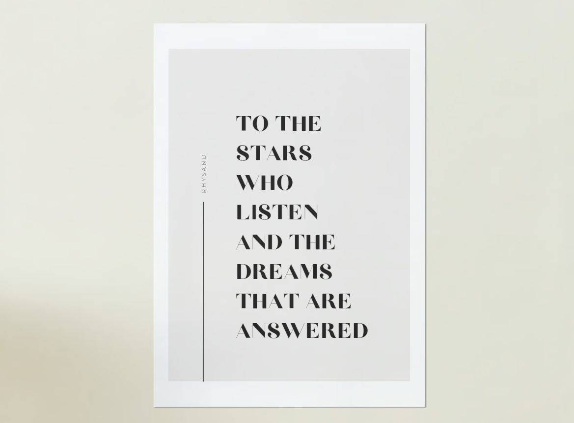 PRINTABLE POSTER "ACOTAR" QUOTES