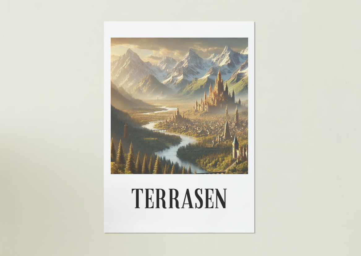 PRINTABLE POSTER "THRONE OF GLASS"