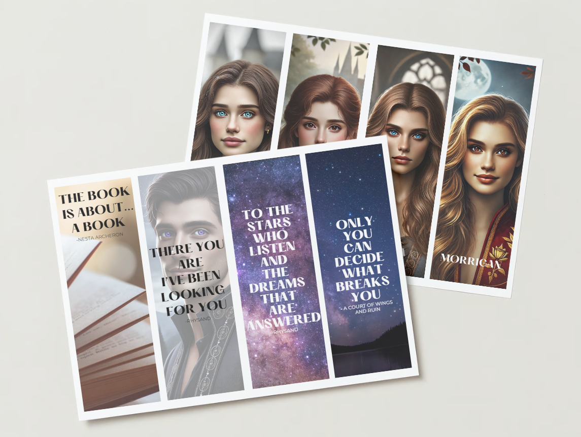 PRINTABLE BUCHZEICHEN "ACOTAR"