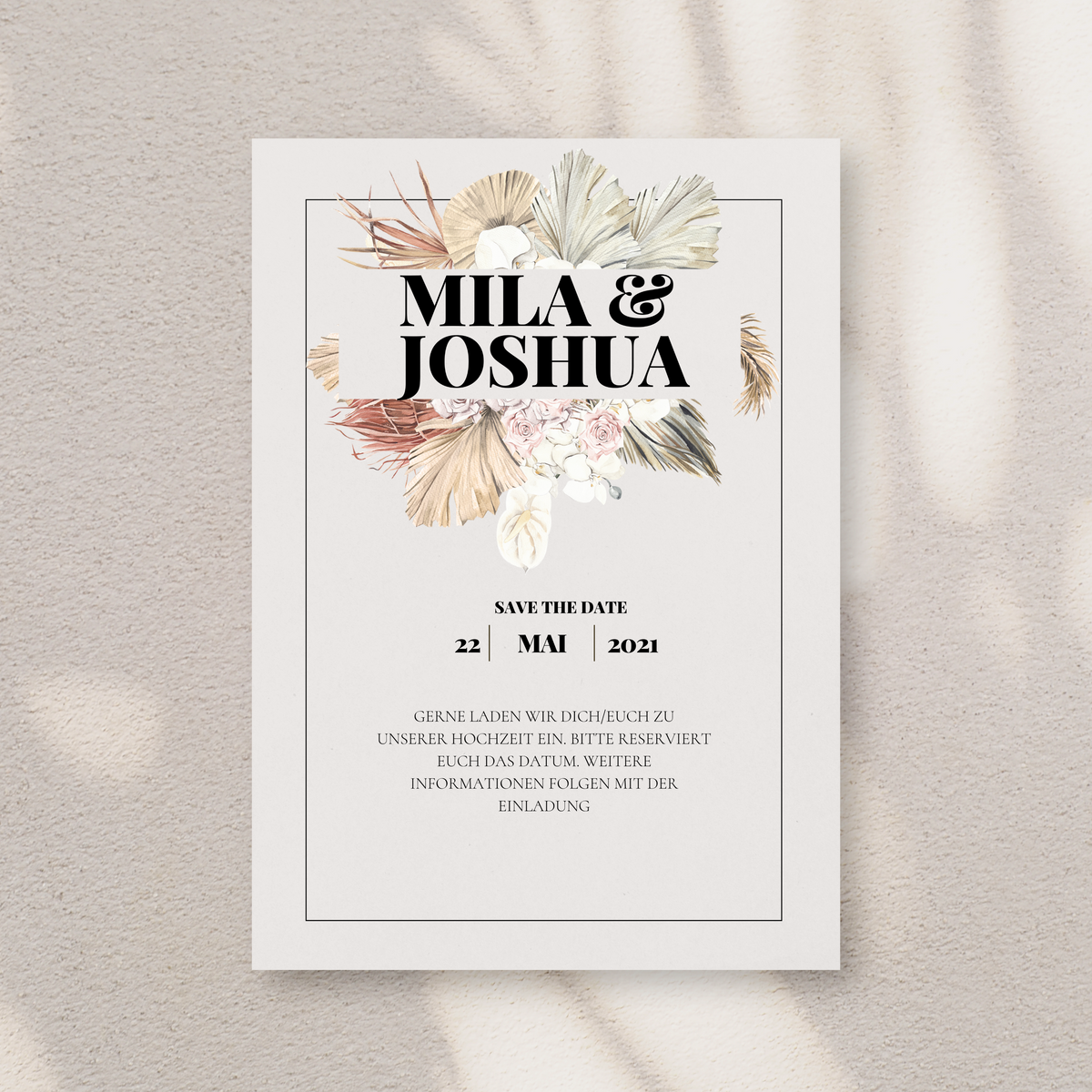 HOCHZEITSPAPETERIE "FLORAL"