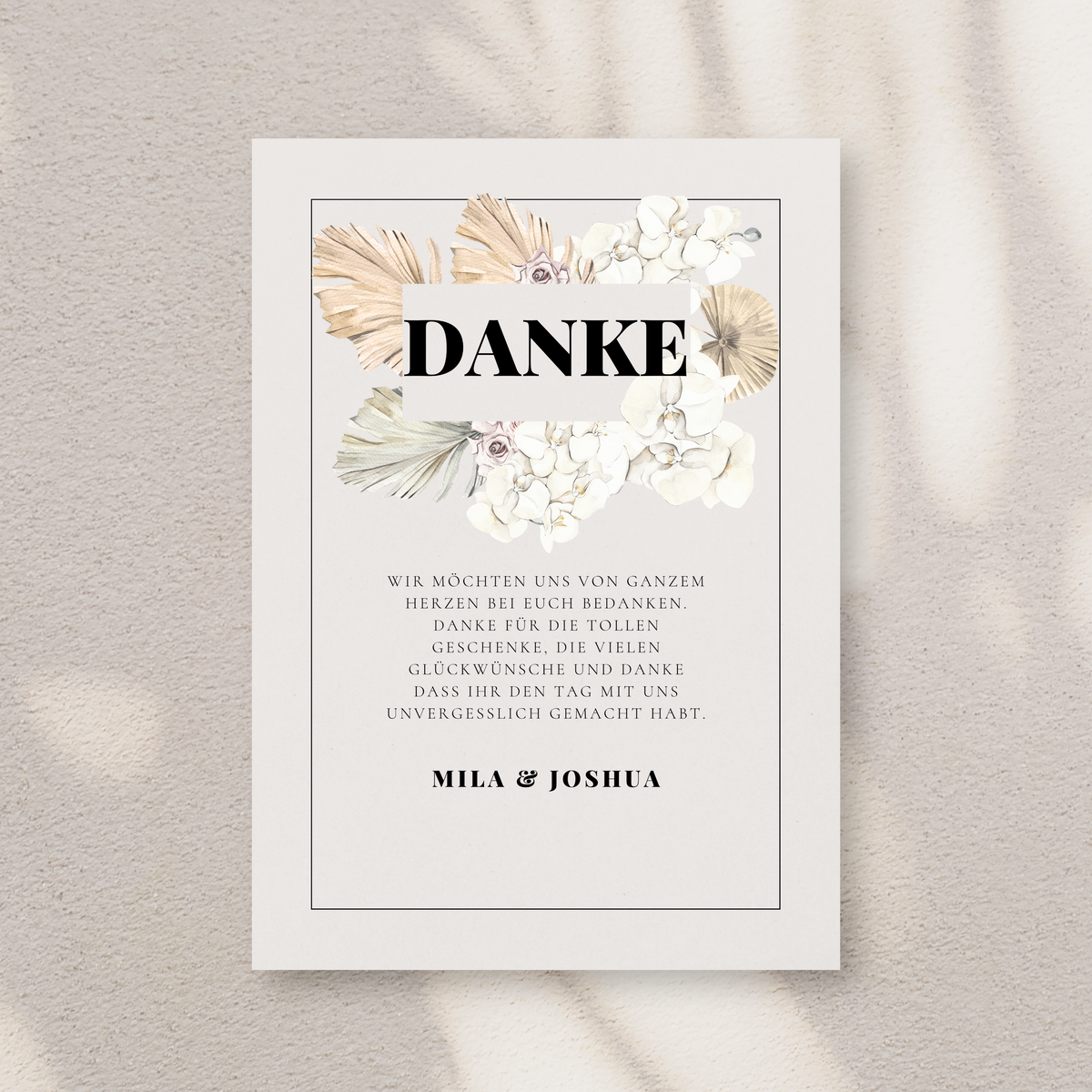 HOCHZEITSPAPETERIE "FLORAL"