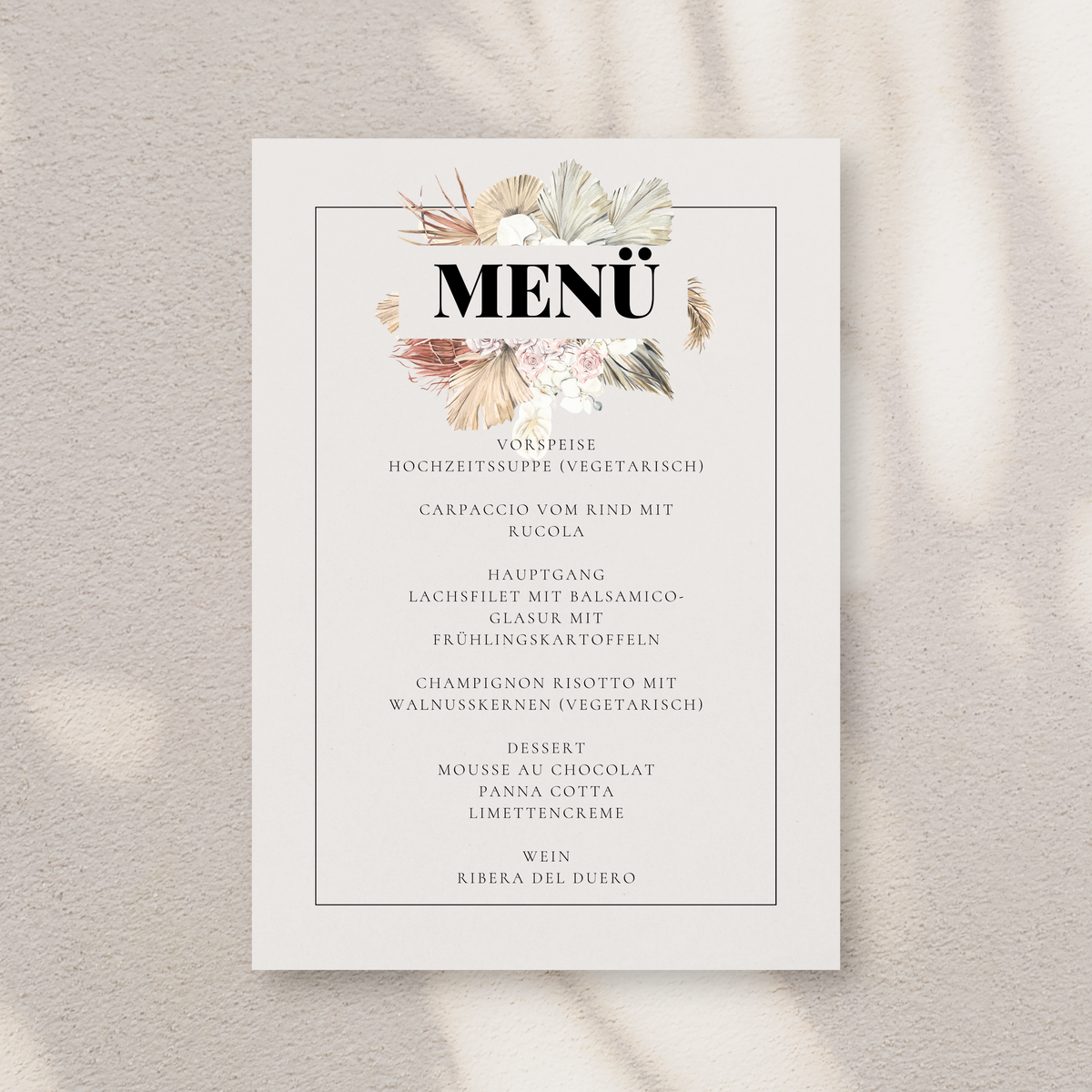 HOCHZEITSPAPETERIE "FLORAL"