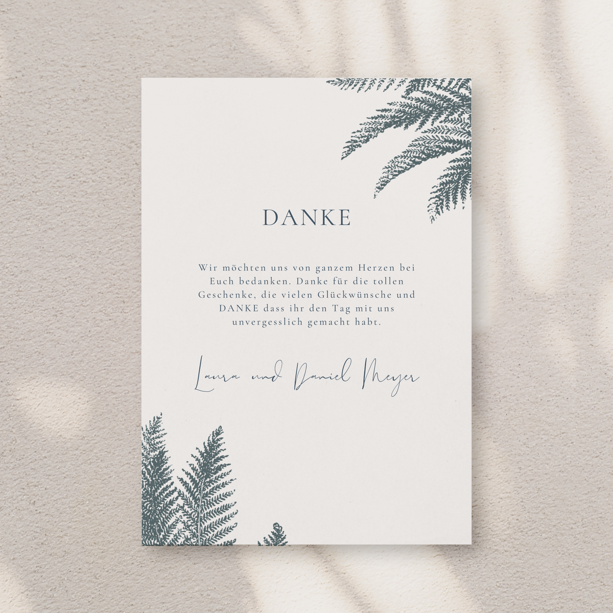 HOCHZEITSPAPETERIE "ROYAL GREEN"