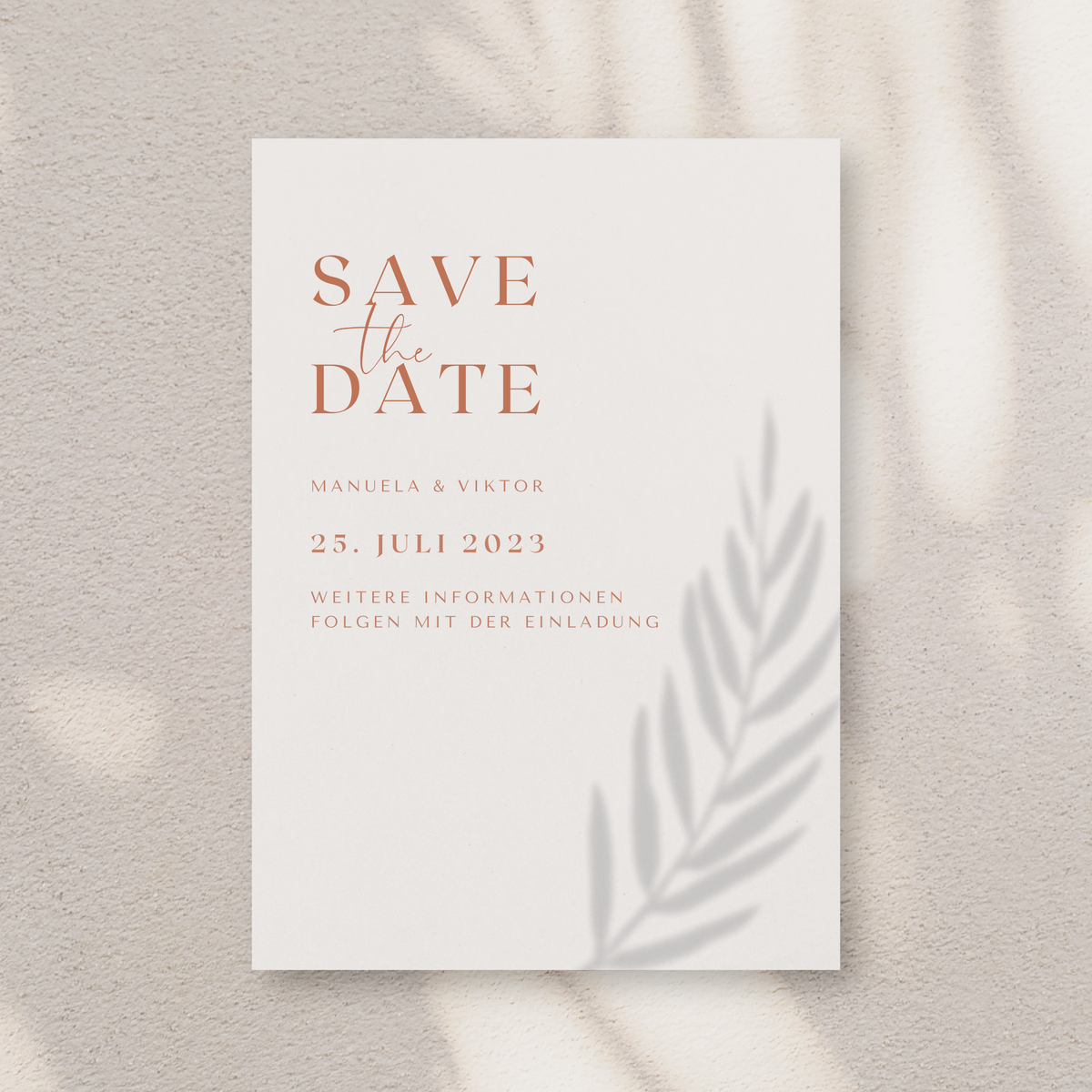 HOCHZEITSPAPETERIE "BURNT ORANGE"