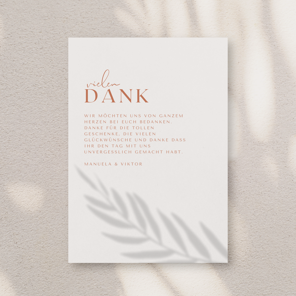 HOCHZEITSPAPETERIE "BURNT ORANGE"