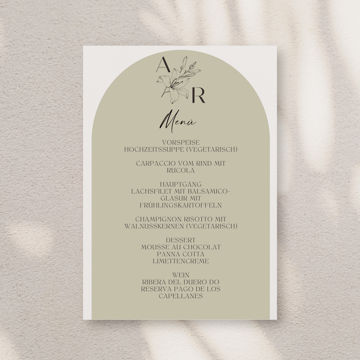 HOCHZEITSPAPETERIE "BOHO"