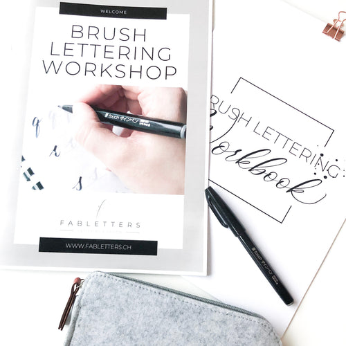 BRUSH LETTERING BASIS KURS FÜR KIDS / TEENS